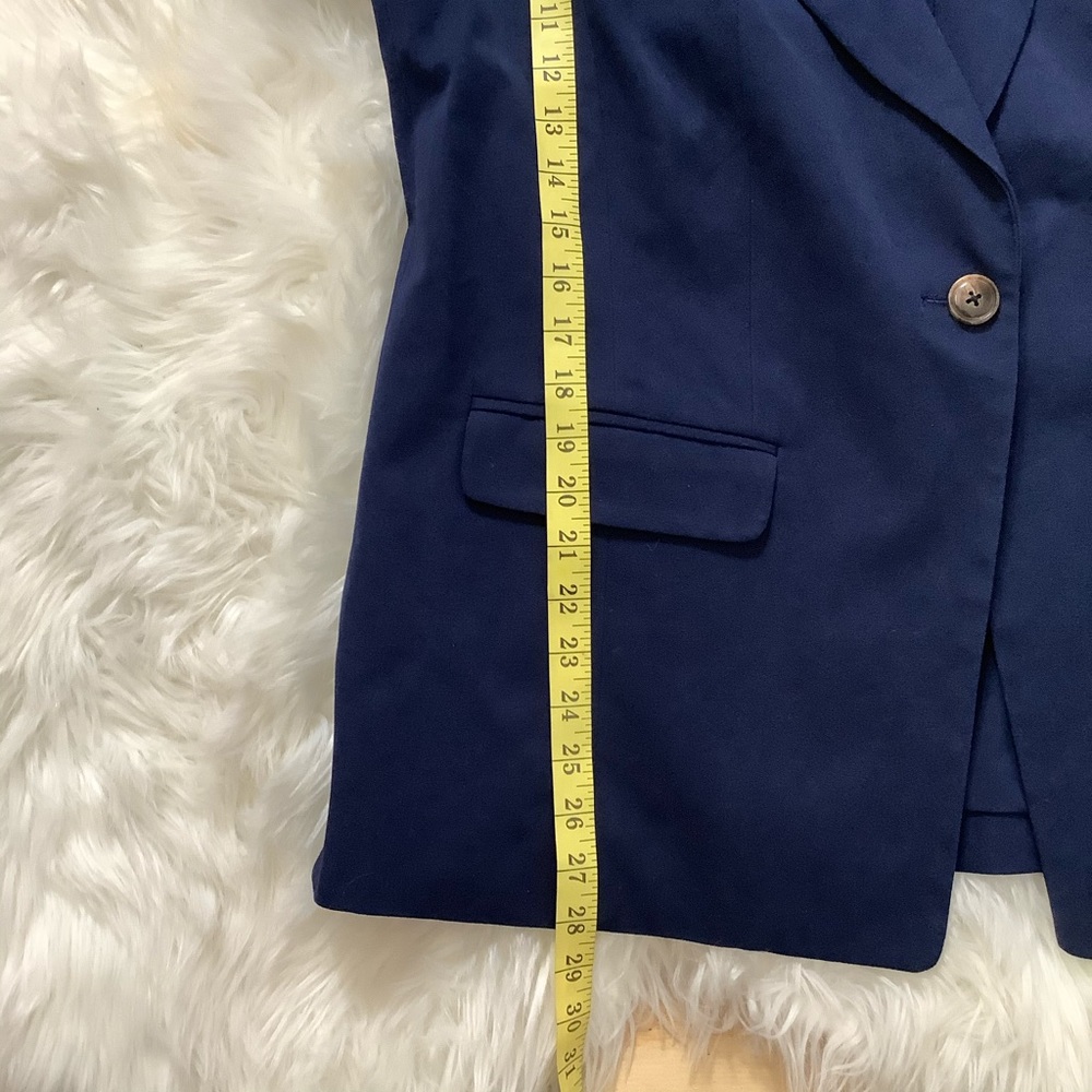 Eloquii Premiere Blue One Button Career Blazer Jacket Size 14 - Picture 14 of 15